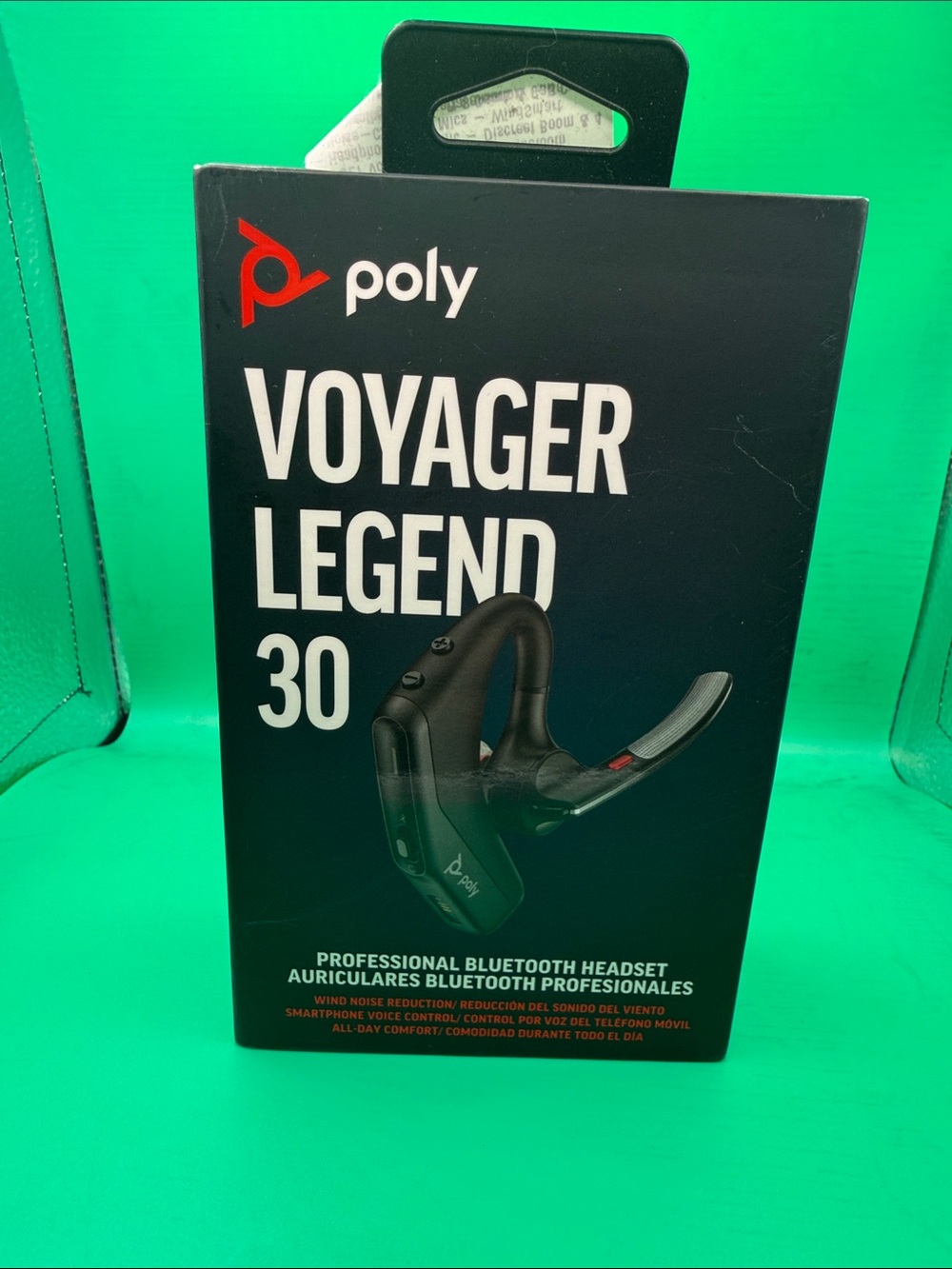 POL Voyager Legend 30 Wireless Mono Headset - Black with Red Accents